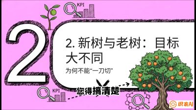 第3节：【春肥策略】开春底肥：新树&ldquo;扩版图&rdquo;，老树&ldquo;点引擎&rdquo;，课程：《柑橘底肥&ldquo;翻身账&rdquo;：从改土到高产的实战全书》