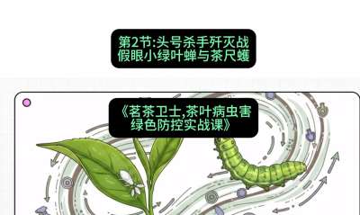 第02节：头号杀手歼灭战&mdash;&mdash;假眼小绿叶蝉与茶尺蠖，课程：《茗茶卫士&mdash;&mdash;茶叶病虫害绿色防控实战课》#识农AI