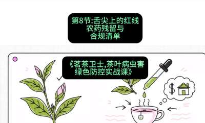 第08节：舌尖上的红线&mdash;&mdash;农药残留与合规清单，课程：《茗茶卫士&mdash;&mdash;茶叶病虫害绿色防控实战课》#识农AI