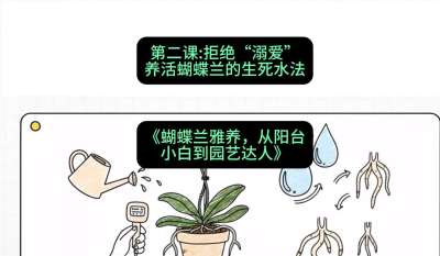 第二节：拒绝&ldquo;溺爱&rdquo;：养活蝴蝶兰的生死水法，课程：《蝴蝶兰雅养六讲：从阳台小白到园艺达人》#识农AI